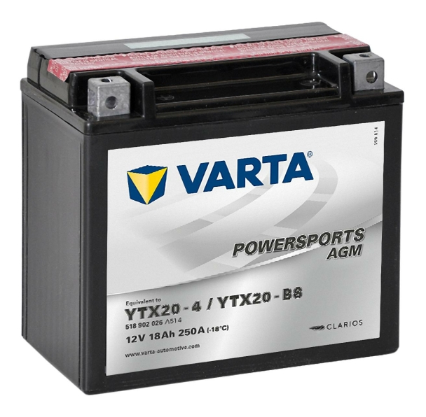 Varta Powersports AGM YTX20-BS